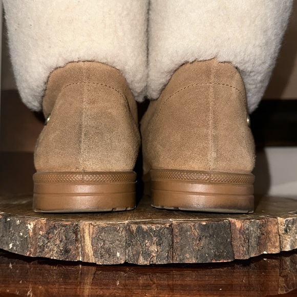 Abeo Women's Imelda Shearling Boots, Tan/Brown - Picture 4 of 15